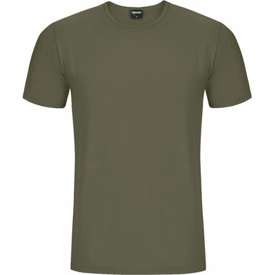 Bambusové tričko Classic Krátký Rukáv pánské Khaki