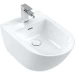 Villeroy & Boch Subway 3.0 - Окачено биде, 560x375 mm, с преливник, отвор за смесител, CeramicPlus, алпийско бяло 447000R1 (447000R1)