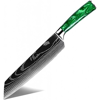 IZMAEL Kuchynský nôž Blade Kiritsuke/Zelená 18 cm