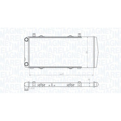 Chladič, chlazení motoru MAGNETI MARELLI 350213180100