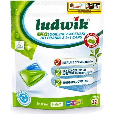 Ludwik kapsle na bílé a barevné prádlo 32 PD