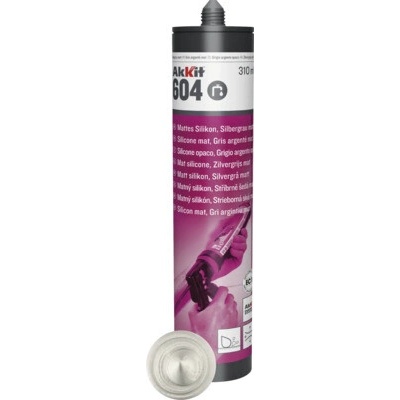 Silikon matný Akkit 604 stříbrošedý 310 ml