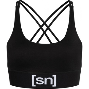 super. natural Дамски спортен сутиен super. natural Women's Super Top Sports bra - Jet Black - размер XS (114-1948-0411)
