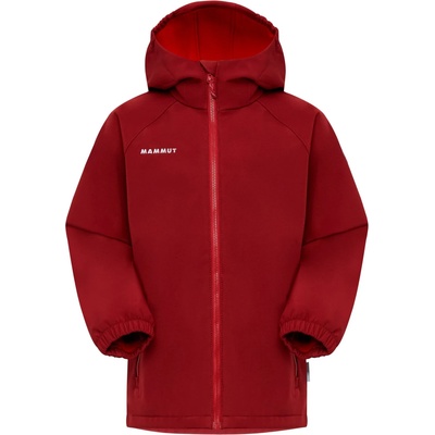 Mammut Детско софтшел яке Mammut Kid's Ultimate Comfort Softshell Hooded Jacket Softshell jacket - Dark Mammut Red - размер 128 (EU) (703-6435-0213)