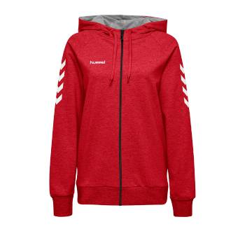 Hummel Суитшърт с качулка Hummel GO COTTON ZIP HOODIE WOMAN 204232-306 Размер XL