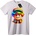 NOONEBRAND Тениска Roblox Дъгов Аватар - 2XL, White
