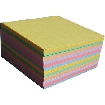 Цветно хартиено кубче незалепено 86x86 mm 400 л (1902006-01)
