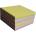 Цветно хартиено кубче незалепено 86x86 mm 400 л (1902006-01)