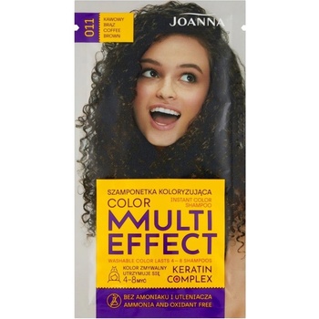 Multi Effect Color farbiaci šampón Kávová hnedá 011 35 g