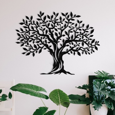 Asir Декорация за стена 69x52 см дърво метал (AS1967)