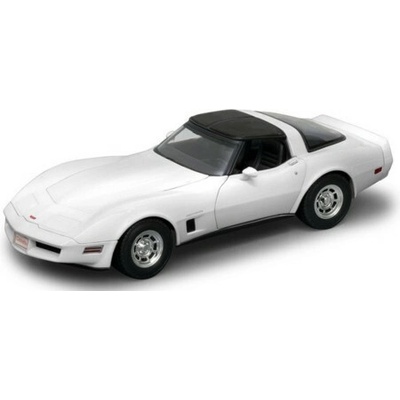 Welly 1982 Chevrolet Corvette Coupe Biela 1:34