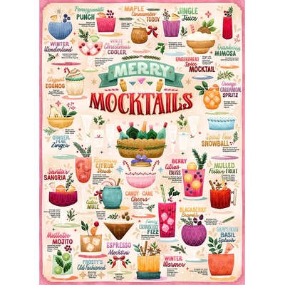 Cobble Hill - Puzzle Merry Mocktails - 1 000 piese