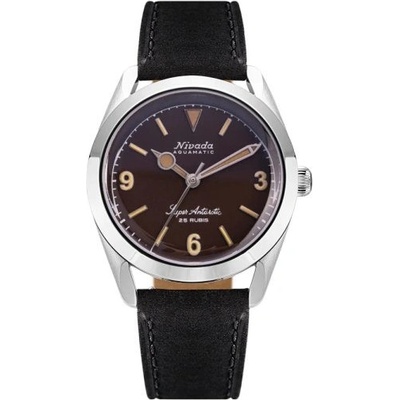Nivada Grenchen Super Antarctic 3.6.9 Tropical - Black Leather