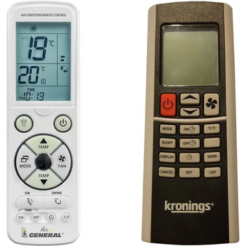 General KRONINGS GP05, Nordic, K3600, K2400, A2000, CS0201 - луксозно с подсветка дистанционно управление (GP05, Nordic, K3600, K2400, A2000, CS0201)