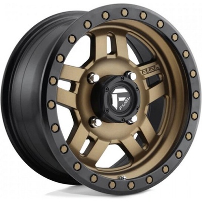 Fuel UTV D583 ANZA 4+3 7x14 4x156 ET13 matte bronze black bead ring