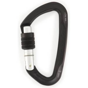 Climbing Technology Винтов карабинер Climbing technology Lime SG Screwgate carabiner - Black / Silver - размер Screw Gate (322-0218-0511)