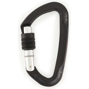 Climbing Technology Винтов карабинер Climbing technology Lime SG Screwgate carabiner - Black / Silver - размер Screw Gate (322-0218-0511)