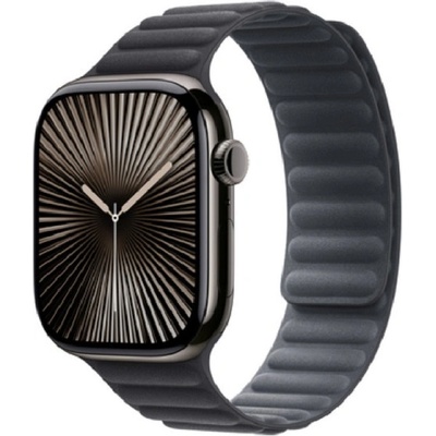 Каишка Apple - Magnetic Link, Apple Watch, 46 mm, M/L, Black (mxy03zm/a)