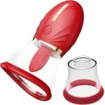 REALOV Adoramor Magic Tongue Pleasure 2 Cups Red
