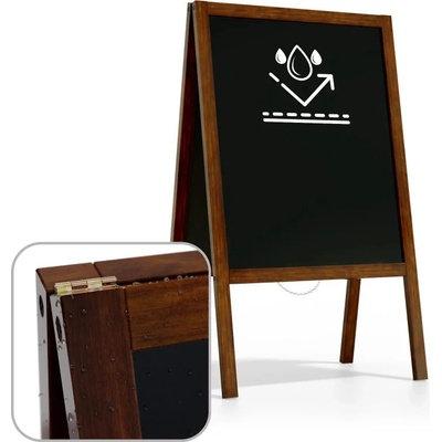 Allboards, Reklamní áčko s křídovou tabulí 100 x 60 cm - voděodolné,PK75WR