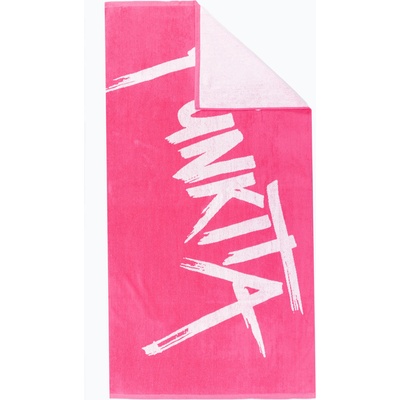 Funkita Памучна жакардова кърпа с етикет розово