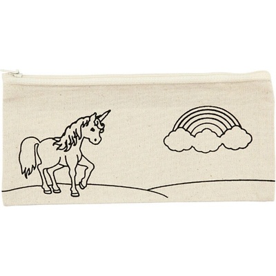 Creative Pouzdro na tužky motiv JEDNOROŽEC textil 21 x 9 cm – Hledejceny.cz