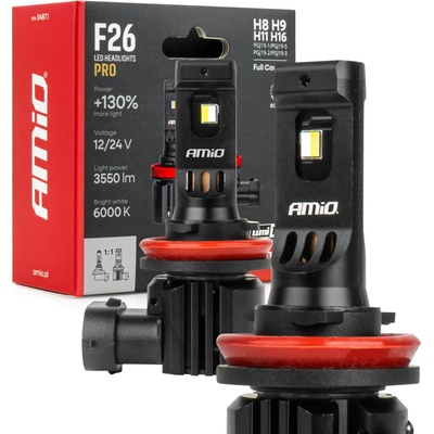 LED prestavbová sada F26 PRO H8 H9 H11 H16 12V 24V