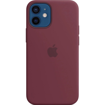 Apple iPhone 12 mini Silicone Case with MagSafe Plum MHKQ3ZM/A – Zboží Živě