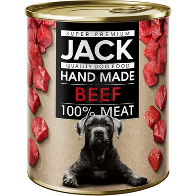 Jack Super Premium консерва за кучета - 100% говеждо 800 г