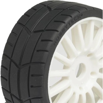 HOBBYTECH Challenge RALLY silniční profil nalepené gumy bílé disky 2 ks