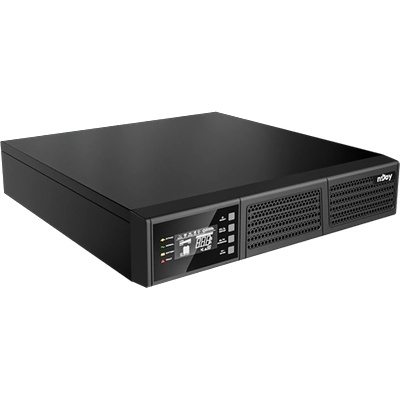 nJoy Безпрекъсваемо електрозахранване 1000 VA - Runa 1000 (онлайн, RS232, USB, софтуер, LCD дисплей, 2U рак) UPCMROP910HRNDB01B (UPCMROP910HRNDB01B)