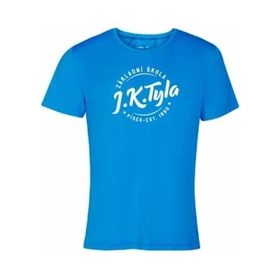 Triko dětské modrá ZŠ J.K.TYLA modrá B