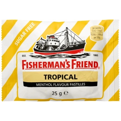 Fishermans Friend Tropic bez cukru pastilky 25 g