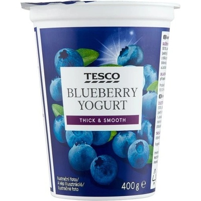 Tesco Jogurt čučoriedkový 400 g