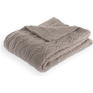 Tiseco Home Studio Кафяво-сиво одеяло от микроплюш 130x170 cm Aspen - Tiseco Home Studio (3693TAUPE)