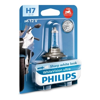 Крушка, фар за дълги светлини PHILIPS H7, 12V, 55W, 4200K, 1500lm, 1 бр