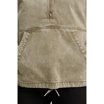 Michael Kors Дънков суичър MICHAEL Michael Kors в зелено с качулка с изчистен дизайн MS510B44LN (MS510B44LN)