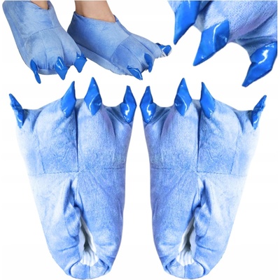 TEPLÉ MODRÉ papuče BAMBUSKY KIGURUMI ONESIE PAŽÚRY MIKROVLÁKNO