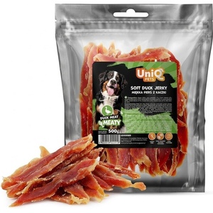 Uniq Pets Dog Snacks Meaty Soft Duck Jerky меко патешко филе за кучета, 500 г