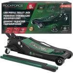 RockForce Крик хидравличен крокодил, 5 т, нископрофилен, 96-595 мм, RockForce RF-T815011L, с 2 помпи и педал (RF-T815011L)