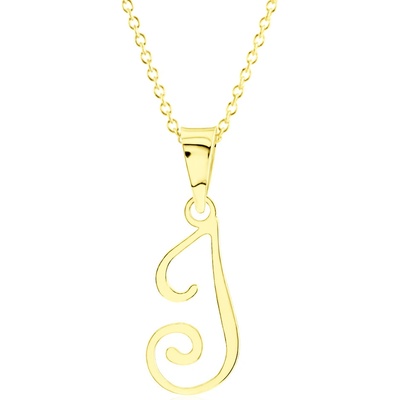 Gemmax Zlatý řetízek s písmenem „I“ GUSYN-42181-36261