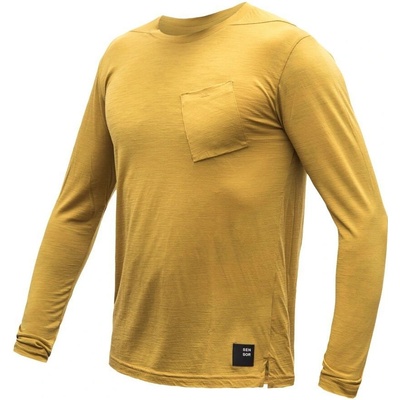 Sensor Merino air pánské triko dl.rukáv mustard