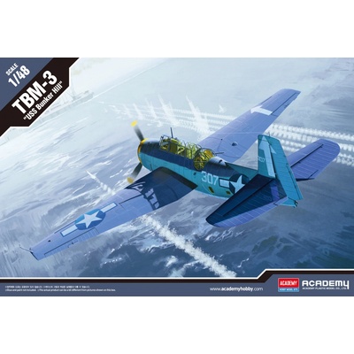 Academy Model Kit letadlo 12285 TBM 3 USS BUNKERHILL 1:48