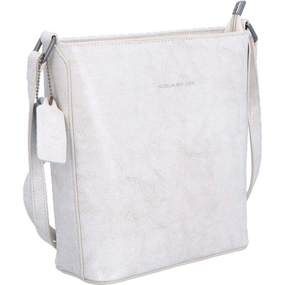 Noelia Bolger kabelka crossbody NB 0065 OW bílá