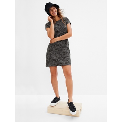 GAP Рокля с леопардов принт GAP GAP | Cheren | ЖЕНИ | XXS