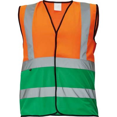 Cerva vesta LYNX DUO Oranžovo zelená