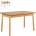 TopMebel Разтегателна маса Jemmy TopMebel от меламин в цвят атлантически бор 120/153x75x77cm