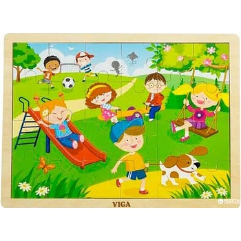 Image 1 of Viga Toys Детски пъзел Viga - Пролет, 24 части (51269)