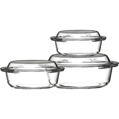 Premier Housewares Стъклени съдове за печене 3 бр. 21x24 cm Ovenlove - Premier Housewares (0104113)