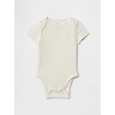 GAP Бебешко боди с лого Gap GAP | Byal | Момчешки | 0-3 месеца